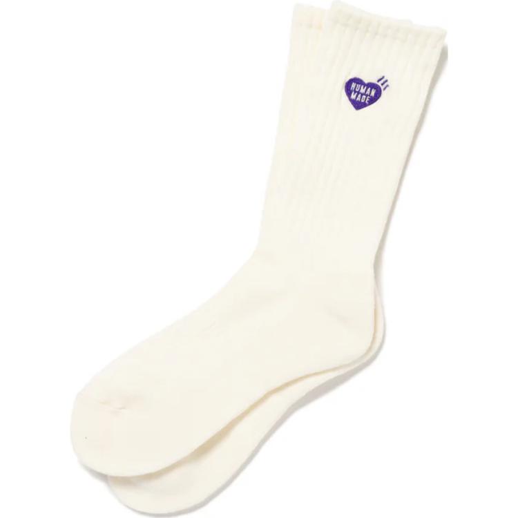 HUMAN MADE Heart embroidered Socks