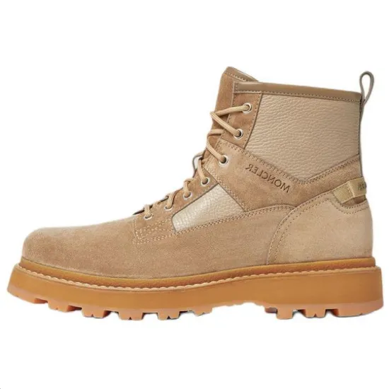 Moncler Ankle Boots Men Beige