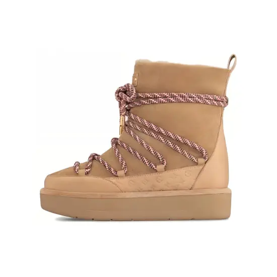 LOUIS VUITTON Snow Boots Women's Brown