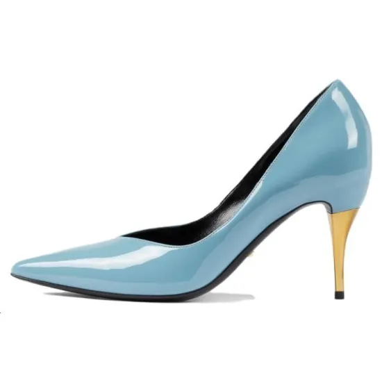 GUCCI High Heels Women's Light Blue