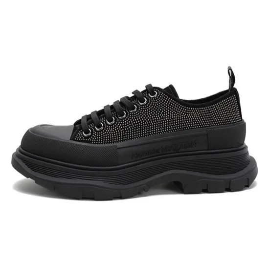 Alexander McQueen Tread Slick Ankle Length Martin Boot Men's Black