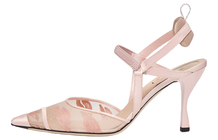 FENDI Сетка Fendi Colibrì Lite. на высоком каблуке Удобно и универсально, деликатно и на высоком каблуке обувь женский розовый