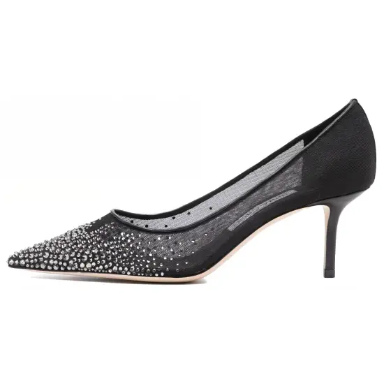 Jimmy Choo Love 85mm Crystal-embellished Pumps