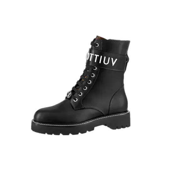 LOUIS VUITTON Territory Ankle Boots 'Black' Women's