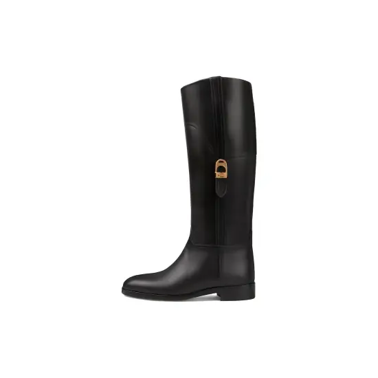 GUCCI Knee-high Boots Women's Black