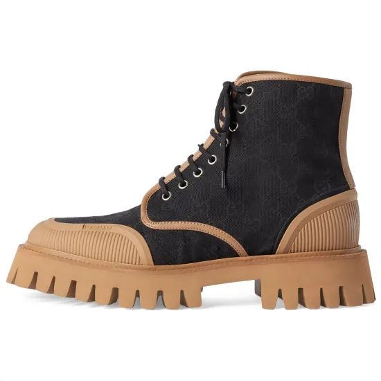 GUCCI Monogram Ankle Boots