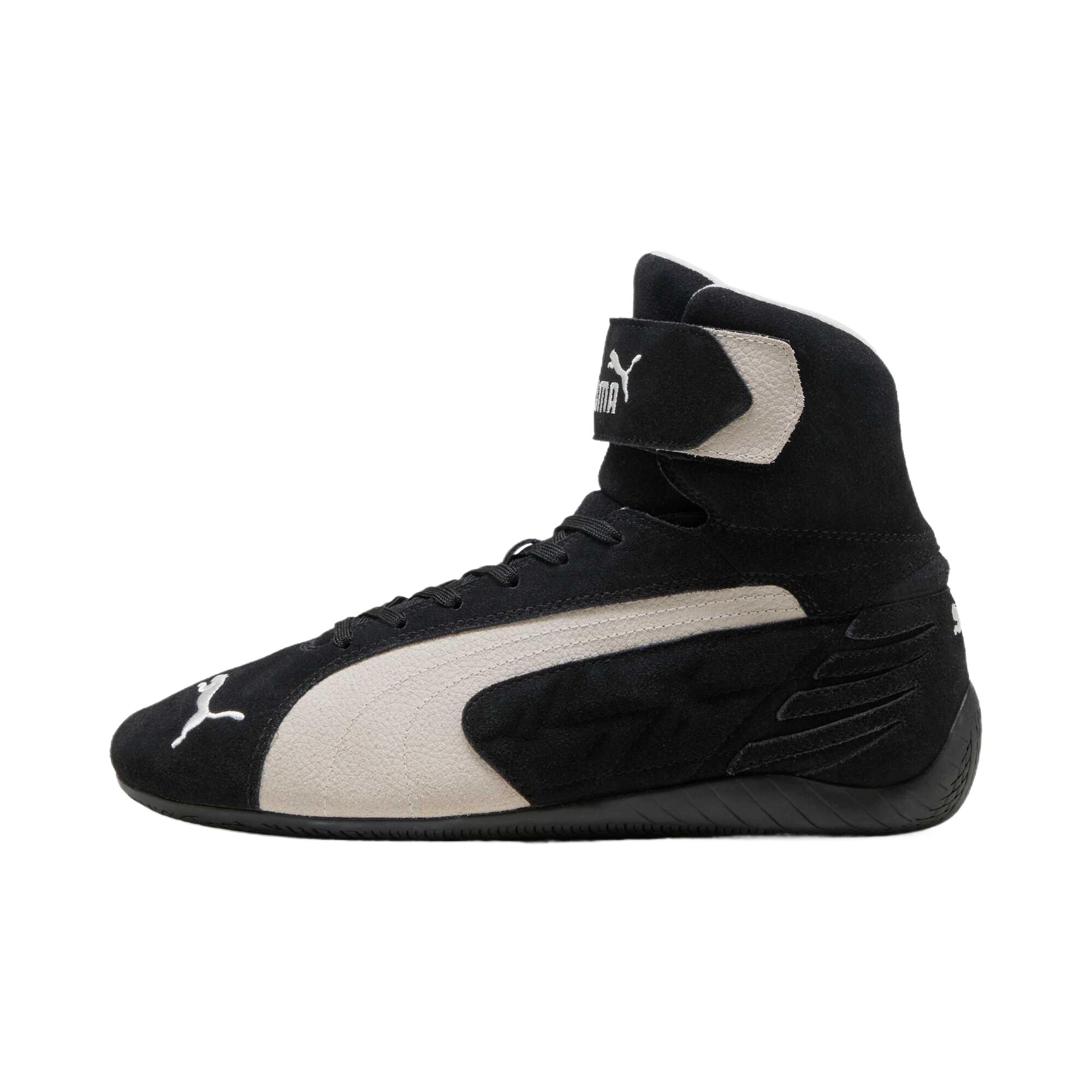 PUMA comfortable and versatile, wear-resistant, high-top casual shoes, unisex, black