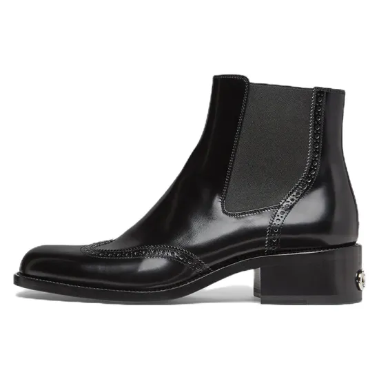 FENDI Chelsea Boots Men Black