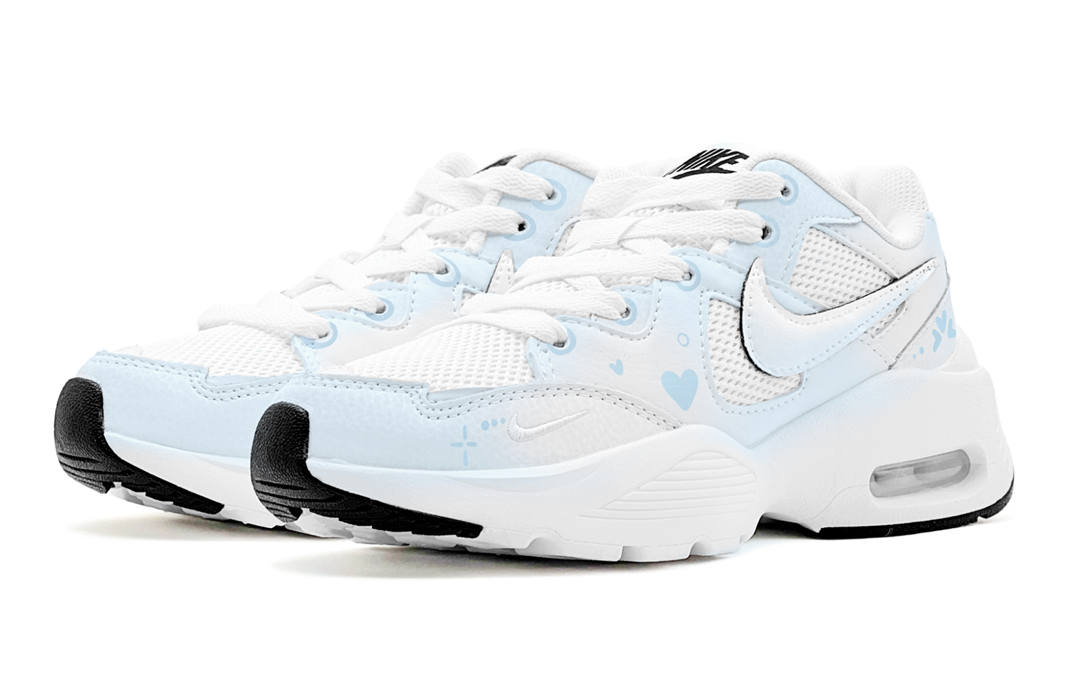 Nike Air Max Fusion Abrasion Resistant Abrasion Resistant Low top Running Shoes Women’s Blue White