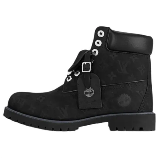 Timberland X LOUIS VUITTON Martin Boots Unisex Black