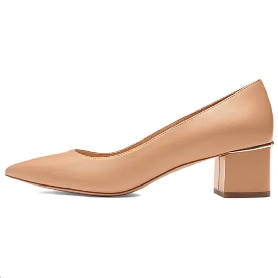 COACH High Heels 3cm Women's Beech Wood Color
