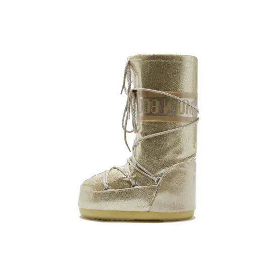 Moon Boot Icon Glitter Lace-Up Snow Boots