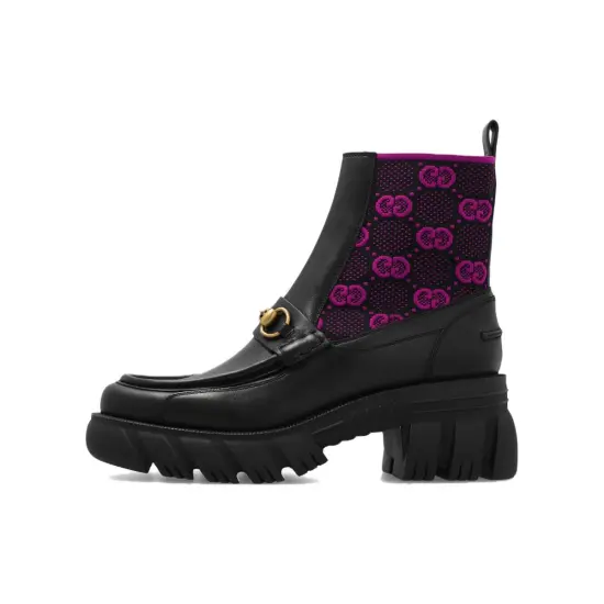 GUCCI GG Supreme Ankle Boots