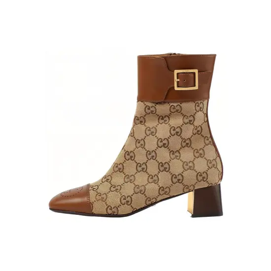 GUCCI GG Supreme Ankle Boots
