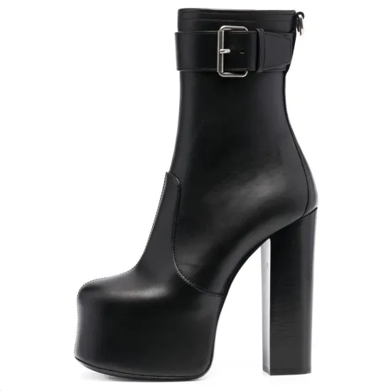 SAINT LAURENT Mina Ankle Boots