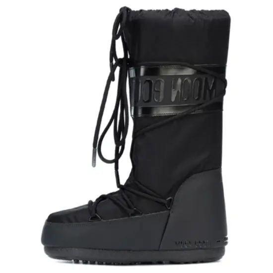 Moon Boot Classic Plus Crew Snow Boots Unisex Black