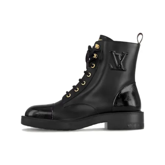 LOUIS VUITTON Citizen Short Martin Boot Women's Black