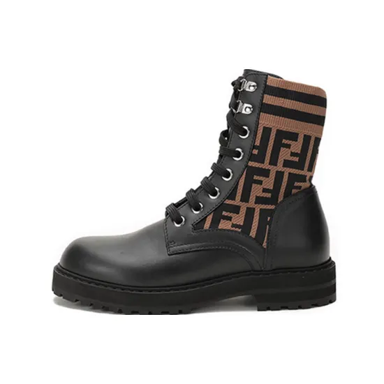 FENDI Rockoko Black Ff Motif Women's