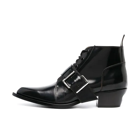 OFF-WHITE Side Buckle-detail Boots