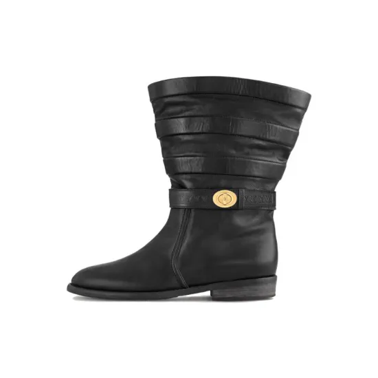 LOUIS VUITTON Ankle Boots Women's Black