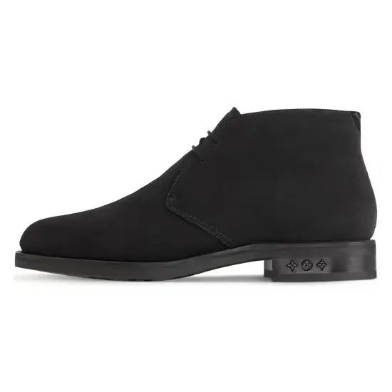 LOUIS VUITTON Vendome Ankle Boots Men Black