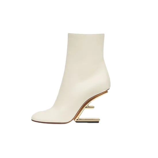 FENDI Ankle Boots Women's White