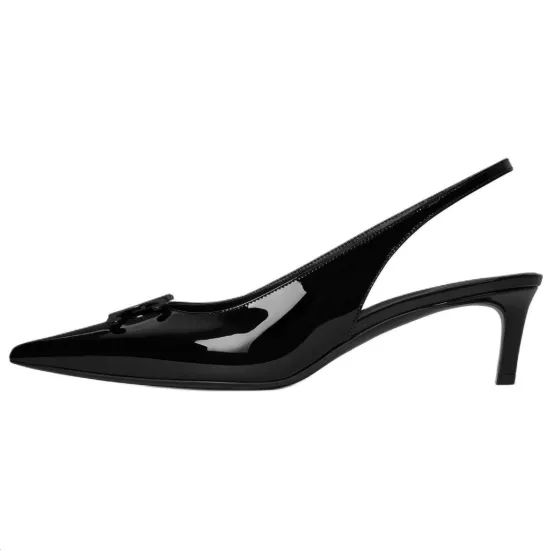 CELINE Slim Heel High Heels 5cm Women's Black