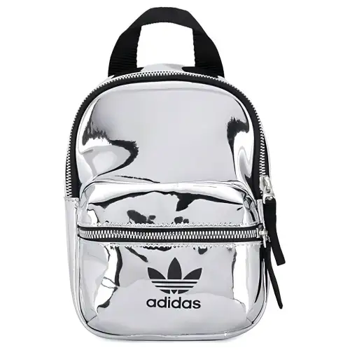 Adidas Originals Mirror Finish Metal Backpack Mini Unisex Silver