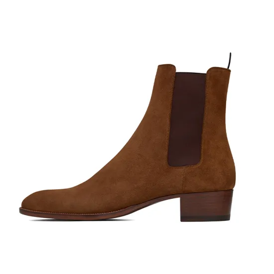 SAINT LAURENT Boots Tan
