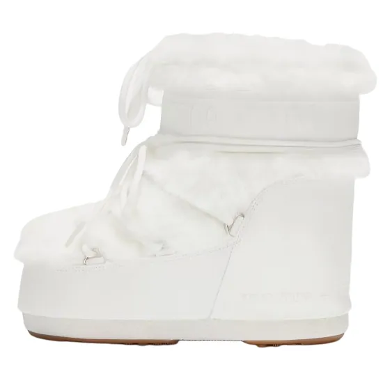 Moon Boot Icon Low Faux-Fur Lace-Up Boots
