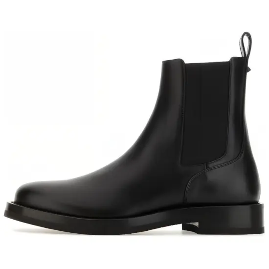Valentino Round Toe Ankle Boots