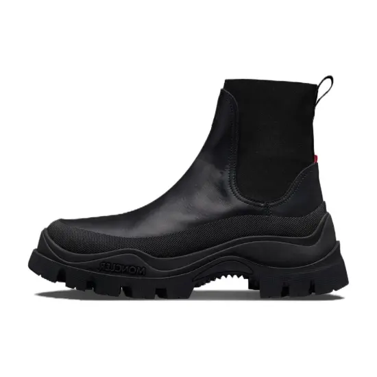 Moncler Ankle Boots Men Black