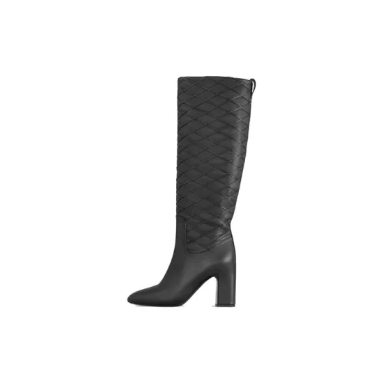 LOUIS VUITTON Knee-high Boots Women's Black