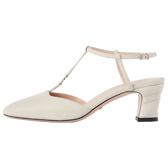 GUCCI High Heels Women's White