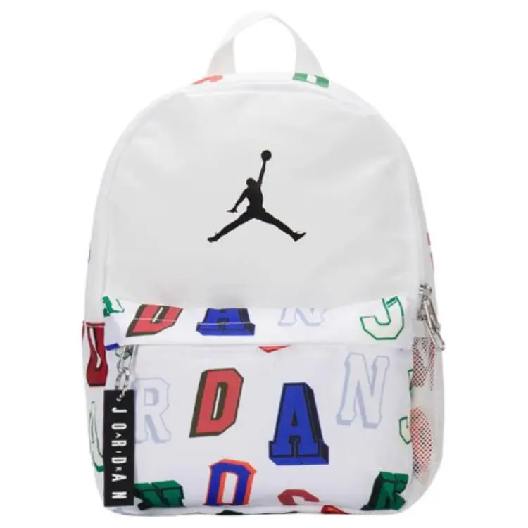 Jordan Polyester Backpacks Small Unisex White