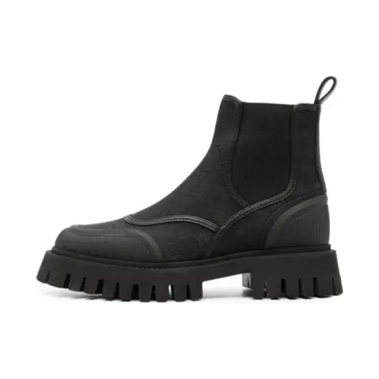 GUCCI GG Canvas Ankle Boots