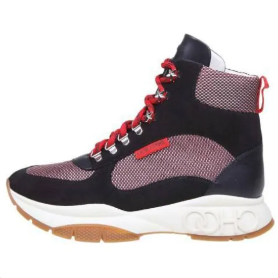 Jimmy Choo Ankle Boots Men Black Red