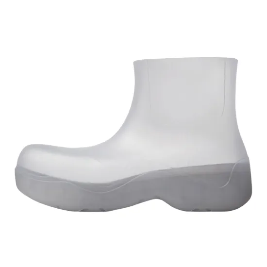 Bottega Veneta Puddle Ankle Boots Men's Glass Like