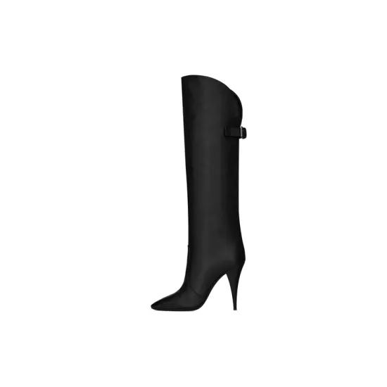 SAINT LAURENT Knee-high Boots Women's Black