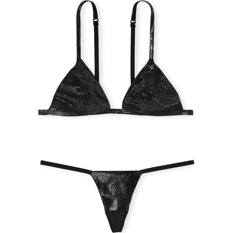 Женское нижнее белье Victoria's Secret (черное)