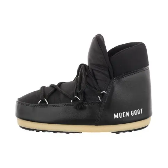 Moon Boot Logo Printed Round Toe Boots Women's