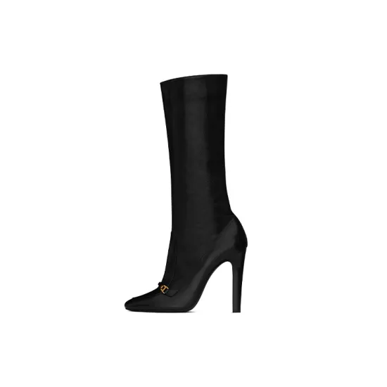 SAINT LAURENT Camden Square-toe Boots