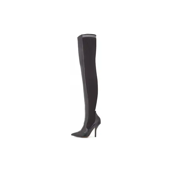 FENDI Knee high Boots Women's Black