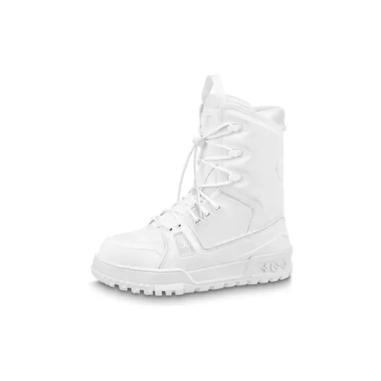 LOUIS VUITTON Snow Boots Men White