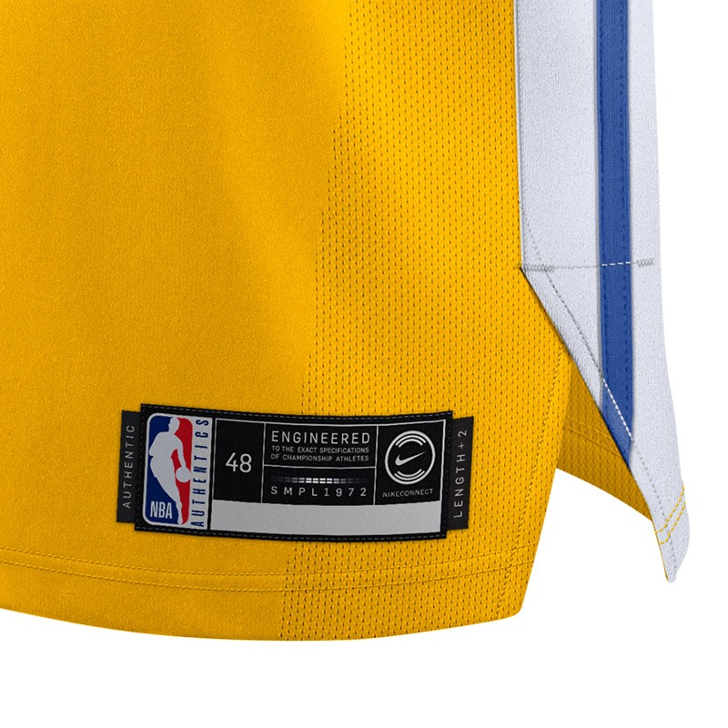 Мужская майка Nike NBA Jersey AU Golden State Warriors Curry (желтая) — фото 3