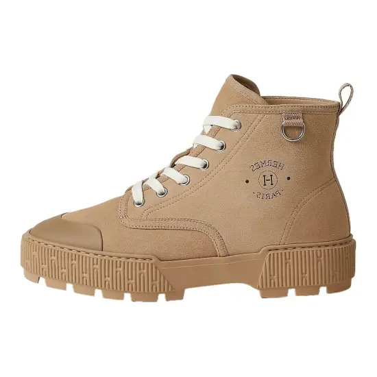 HERMES Martin Boots Women's Brown