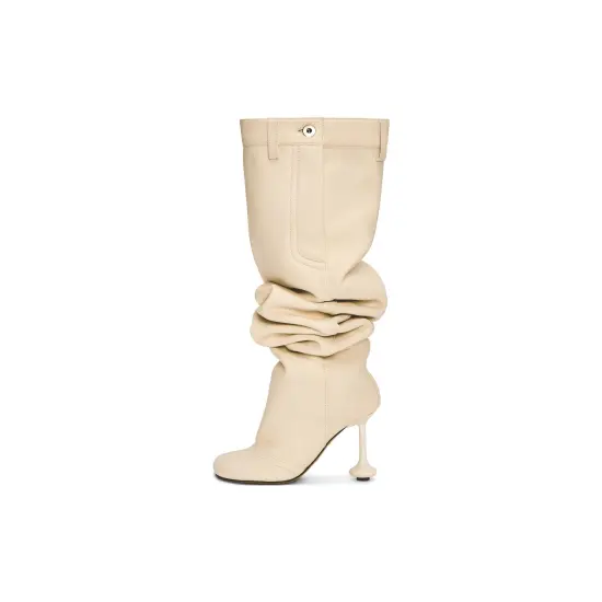 LOEWE Knee-high Boots Women's Beige