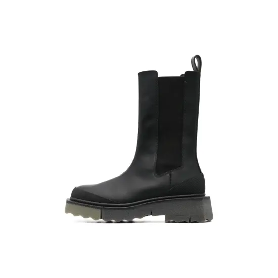 OFF-WHITE Calf Sponge Chelsea Boot Black Women's