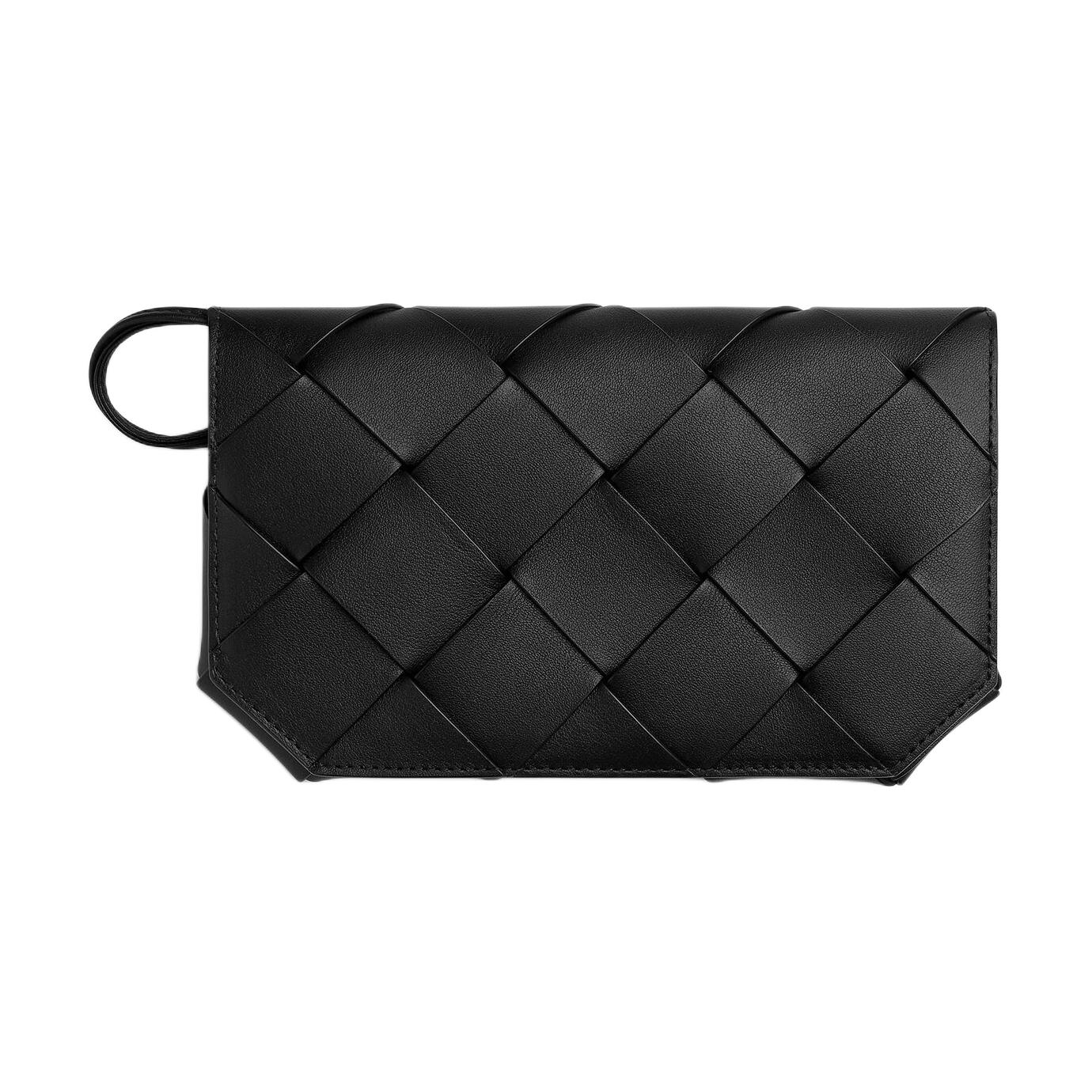 Мужской кошелек Bottega Veneta Diago (черный)