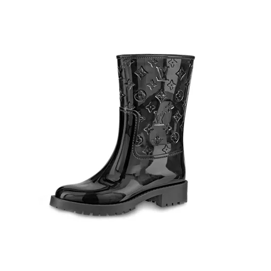 LOUIS VUITTON Drops Ankle Boots Women's Black